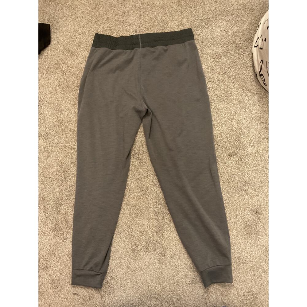 Vuori Lux Rib Performance Jogger Gray Ribbed Athleisure Lounge Pants, Size S - Picture 9 of 10
